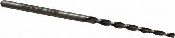Made in USA - #7/0 Pin, 0.0666" Diam, 0.0497" Small End, 5/64" Diam Straight Shank, 13/16" Flute, Taper Pin Reamer - Exact Tool & Supply
