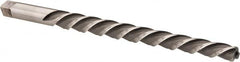 Made in USA - #7 Pin, 27/64" Diam, 0.3297" Small End, 13/32" Diam Straight Shank, 4-7/16" Flute, Taper Pin Reamer - Exact Tool & Supply