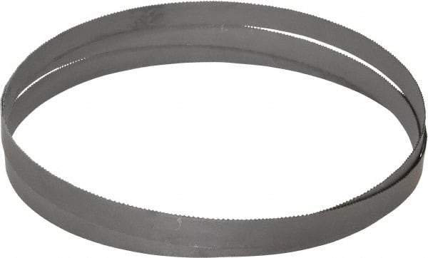 Starrett - 14 to 18 TPI, 5' 4-1/2" Long x 1/2" Wide x 0.025" Thick, Welded Band Saw Blade - Bi-Metal, Toothed Edge, Raker Tooth Set, Contour Cutting - Exact Tool & Supply