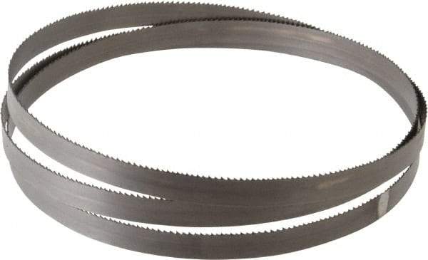 Starrett - 10 to 14 TPI, 5' 5" Long x 1/2" Wide x 0.025" Thick, Welded Band Saw Blade - Bi-Metal, Toothed Edge, Raker Tooth Set, Contour Cutting - Exact Tool & Supply