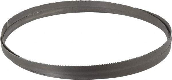 Starrett - 10 to 14 TPI, 7' 9-1/2" Long x 1/2" Wide x 0.025" Thick, Welded Band Saw Blade - Bi-Metal, Toothed Edge, Raker Tooth Set, Contour Cutting - Exact Tool & Supply