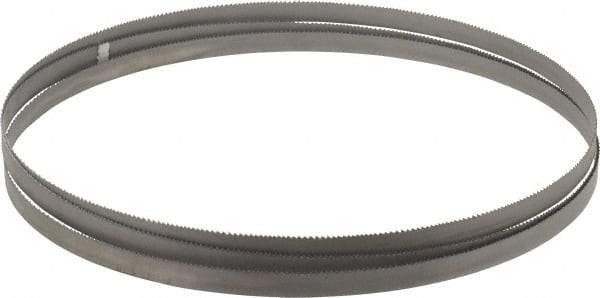Starrett - 10 to 14 TPI, 8' 11" Long x 1/2" Wide x 0.025" Thick, Welded Band Saw Blade - Bi-Metal, Toothed Edge, Raker Tooth Set, Contour Cutting - Exact Tool & Supply