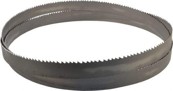 Starrett - 3 to 4 TPI, 12' 6" Long x 1-1/4" Wide x 0.042" Thick, Welded Band Saw Blade - Bi-Metal, Toothed Edge, Raker Tooth Set, Contour Cutting - Exact Tool & Supply