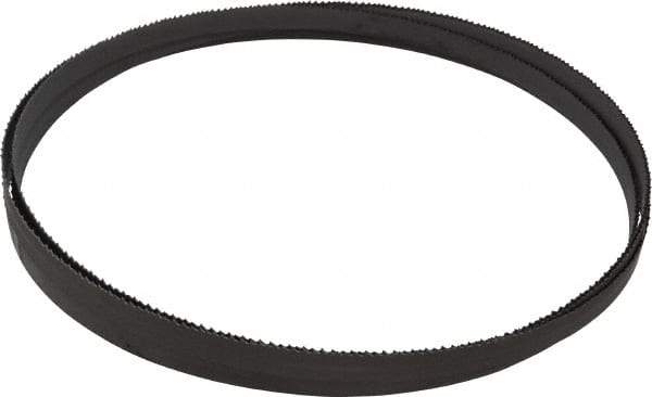 Starrett - 8 to 12 TPI, 12' 6" Long x 1/2" Wide x 0.025" Thick, Welded Band Saw Blade - Bi-Metal, Toothed Edge, Raker Tooth Set, Contour Cutting - Exact Tool & Supply