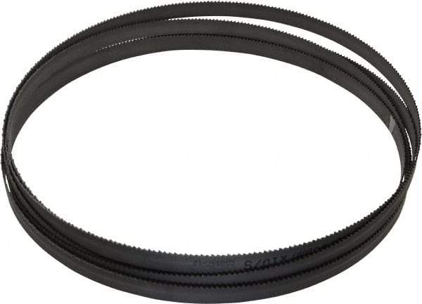 Starrett - 10 TPI, 12' 6" Long x 1/2" Wide x 0.035" Thick, Welded Band Saw Blade - Bi-Metal, Toothed Edge, Raker Tooth Set, Contour Cutting - Exact Tool & Supply