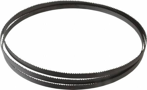 Starrett - 8 to 12 TPI, 6' 8" Long x 3/8" Wide x 0.025" Thick, Welded Band Saw Blade - Bi-Metal, Toothed Edge, Raker Tooth Set, Contour Cutting - Exact Tool & Supply