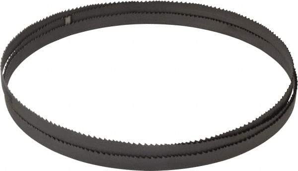 Starrett - 6 to 10 TPI, 7' 5" Long x 1/2" Wide x 0.035" Thick, Welded Band Saw Blade - Bi-Metal, Toothed Edge, Raker Tooth Set, Contour Cutting - Exact Tool & Supply
