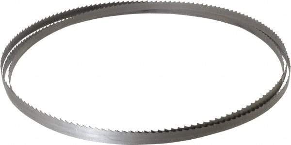 Starrett - 4 TPI, 10' Long x 1/2" Wide x 0.025" Thick, Welded Band Saw Blade - Bi-Metal, Toothed Edge, Raker Tooth Set, Contour Cutting - Exact Tool & Supply