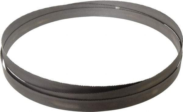 Starrett - 8 to 12 TPI, 12' 1" Long x 1" Wide x 0.035" Thick, Welded Band Saw Blade - Bi-Metal, Toothed Edge, Raker Tooth Set, Contour Cutting - Exact Tool & Supply