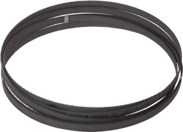 Starrett - 10 TPI, 12' 7" Long x 1/2" Wide x 0.035" Thick, Welded Band Saw Blade - Bi-Metal, Toothed Edge, Raker Tooth Set, Contour Cutting - Exact Tool & Supply