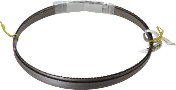 Starrett - 10 TPI, 14' 6" Long x 1/2" Wide x 0.035" Thick, Welded Band Saw Blade - Bi-Metal, Toothed Edge, Raker Tooth Set, Contour Cutting - Exact Tool & Supply