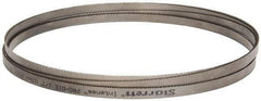 Starrett - 10 to 14 TPI, 16' Long x 1/2" Wide x 0.035" Thick, Welded Band Saw Blade - Bi-Metal, Toothed Edge, Raker Tooth Set, Contour Cutting - Exact Tool & Supply