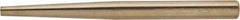 Ampco - 13/64" Nonsparking Punch - 6" OAL, Nickel Aluminum Bronze - Exact Tool & Supply