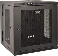 Tripp-Lite - 23.63" Overall Width x 10" Rack Height x 21.63" Overall Depth Data Cable Enclosure - 200 Lb Capacity, Black - Exact Tool & Supply