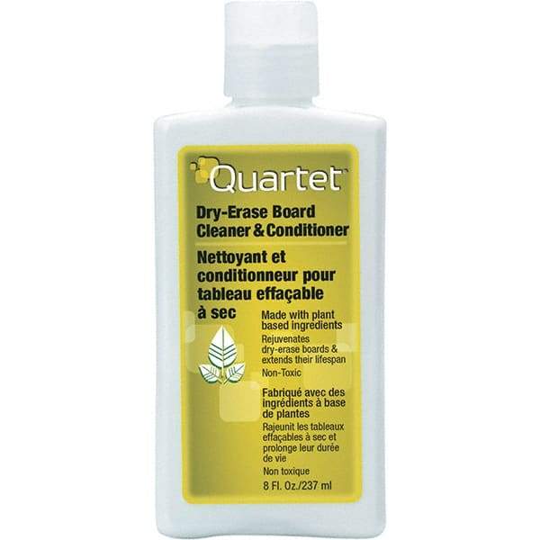 Quartet - 8 oz Bottle White Board & Dry Erase Board Cleaner - For Use with Dry Erase Marker Boards - Exact Tool & Supply