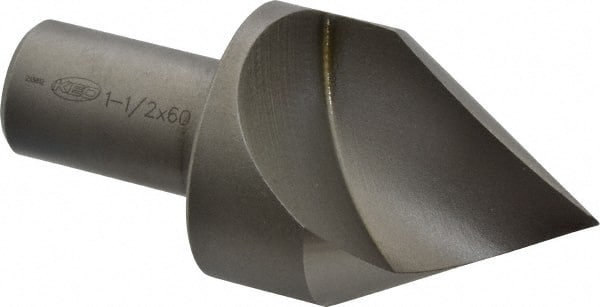 Keo - 1-1/2" Head Diam, 3/4" Shank Diam, 1 Flute 60° High Speed Steel Countersink - Exact Tool & Supply