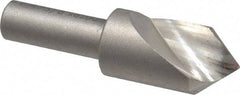 Keo - 5/8" Head Diam, 3/8" Shank Diam, 1 Flute 82° High Speed Steel Countersink - Bright Finish, 2-1/4" OAL, Single End, Straight Shank, Right Hand Cut - Exact Tool & Supply