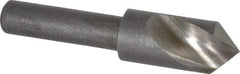Keo - 3/8" Head Diam, 1/4" Shank Diam, 1 Flute 90° High Speed Steel Countersink - Bright Finish, 1-3/4" OAL, Single End, Straight Shank, Right Hand Cut - Exact Tool & Supply
