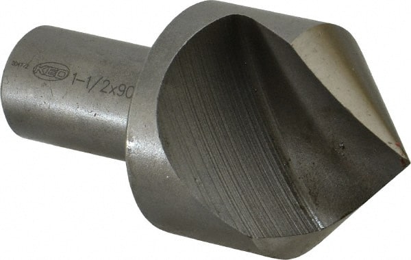 Keo - 1-1/2" Head Diam, 3/4" Shank Diam, 1 Flute 90° High Speed Steel Countersink - Exact Tool & Supply
