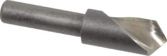 Keo - 3/8" Head Diam, 1/4" Shank Diam, 1 Flute 100° High Speed Steel Countersink - Bright Finish, 1-3/4" OAL, Single End, Straight Shank, Right Hand Cut - Exact Tool & Supply
