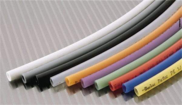 Parker - 3/16" ID x 5/16" OD, 1/16" Wall Thickness, 500' Long, Polyethylene Tube - Natural, 145 Max psi, -80 to 150°F - Exact Tool & Supply