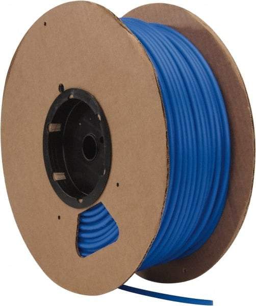 Parker - 11/64" ID x 1/4" OD, 0.04" Wall Thickness, 500' Long, Polyethylene Tube - Blue, 120 Max psi, -80 to 150°F - Exact Tool & Supply