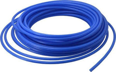 Parker - 1/4" ID x 3/8" OD, 1/16" Wall Thickness, 100' Long, Polyethylene Tube - Blue, 125 Max psi, -80 to 150°F - Exact Tool & Supply