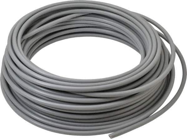 Parker - 1/4" ID x 3/8" OD, 1/16" Wall Thickness, 100' Long, Polyethylene Tube - Gray, 125 Max psi, -80 to 150°F - Exact Tool & Supply