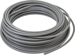 Parker - 1/4" ID x 3/8" OD, 1/16" Wall Thickness, 100' Long, Polyethylene Tube - Gray, 125 Max psi, -80 to 150°F - Exact Tool & Supply