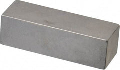 Mitutoyo - 0.4" Rectangular Steel Gage Block - Accuracy Grade 0, Includes Certificate of Inspection - Exact Tool & Supply
