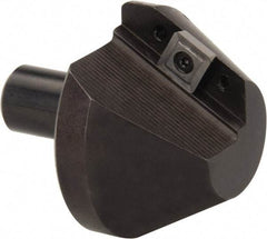 APT - 60° Included Angle, 2-1/2" Max Cut Diam, 2-1/2mm Body Diam, 3/4" Shank Diam, 2-3/8" OAL, Indexable Countersink - 1 Square Insert, SPGH 433 Insert Style, Positive Rake, Series CC - Exact Tool & Supply