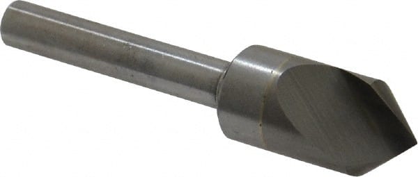 M.A. Ford - 1/2" Head Diam, 1/4" Shank Diam, 1 Flute 82° Solid Carbide Countersink - Exact Tool & Supply