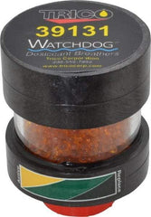 Trico - 1/2 Thread, 2" Diam, 2" High, 10 CFM Air Flow, ABS Plastic and Impact Modified Acrylic Dessicant Breather - -28.89 to 93.33°C, FNPT - Exact Tool & Supply