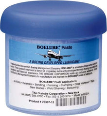 Boelube - BoeLube, 12 oz Jar Cutting Fluid - Paste, For Bending, Forming, Near Dry Machining (NDM) - Exact Tool & Supply