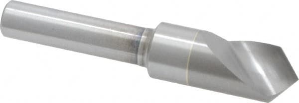 M.A. Ford - 3/8" Head Diam, 1/4" Shank Diam, 1 Flute 100° Solid Carbide Countersink - Exact Tool & Supply