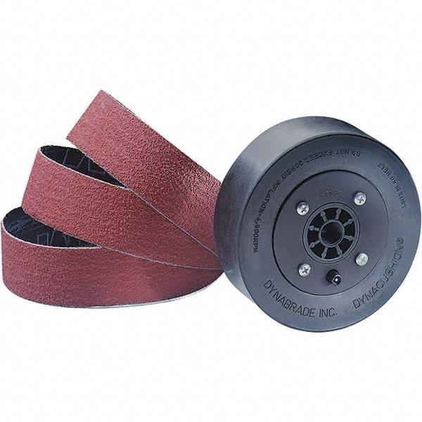 Dynabrade - 5" Wheel OD, 1-1/2" Wheel Width, 4,500 RPM, Composite, Pneumatic Wheel with Hub - 15-1/2" Long x 1-1/2" Wide, 5/8" Wheel Arbor Hole - Exact Tool & Supply