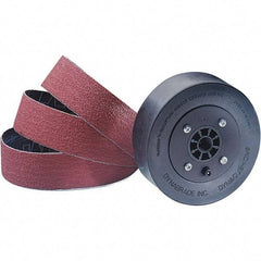 Dynabrade - 5" Wheel OD, 1-1/2" Wheel Width, 4,500 RPM, Composite, Pneumatic Wheel with Hub - 15-1/2" Long x 1-1/2" Wide, 5/8" Wheel Arbor Hole - Exact Tool & Supply