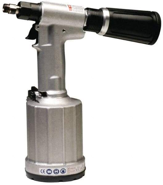 HUCK - Up to 1/4" Capacity, Air Riveting Hammer - 1.026" Long Stroke, 1/4" Inlet - Exact Tool & Supply