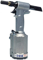 HUCK - Up to 1/4" Capacity, Air Riveting Hammer - 0.743" Long Stroke, 1/4" Inlet - Exact Tool & Supply