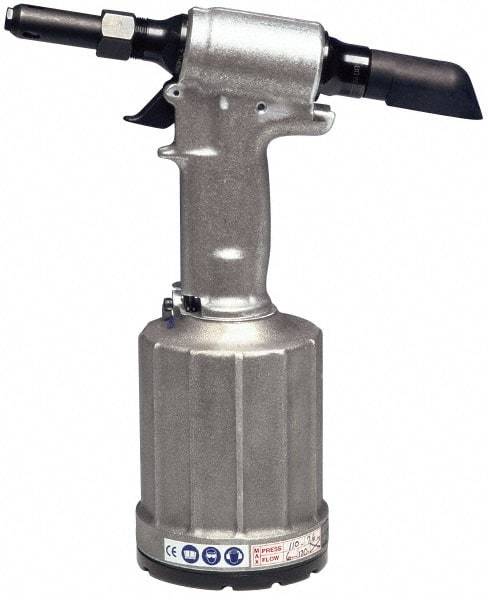 HUCK - Up to 1/4" Capacity, Air Riveting Hammer - 0.675" Long Stroke, 1/4" Inlet - Exact Tool & Supply