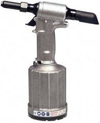 HUCK - Up to 1/4" Capacity, Air Riveting Hammer - 0.675" Long Stroke, 1/4" Inlet - Exact Tool & Supply