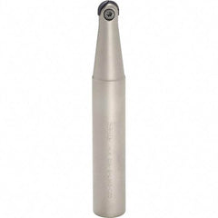 Iscar - 5/8" Cut Diam, 3/4" Shank Diam, 6-1/2" OAL, Indexable Ball Nose End Mill - 2-1/2" Head Length, Straight Shank, HCM D.62 Toolholder, HBF-QF, HBR-QF, HCD-QF, HCR Insert - Exact Tool & Supply