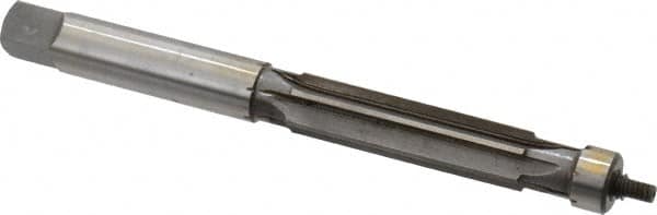 Made in USA - 17/32" Reamer Diam, 0.5260" Diam Straight Shank, 2-1/8" Flute Length, Hand Expansion Reamer - Exact Tool & Supply