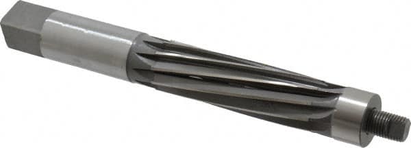 Made in USA - 1-1/2" Reamer Diam, Straight Shank, 4-13/16" Flute Length, Hand Expansion Reamer - Exact Tool & Supply