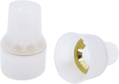 Ideal - 14 to 4 AWG Compatible, Nylon Insulation, Splice Cap Butt Splice Terminal - Opaque - Exact Tool & Supply