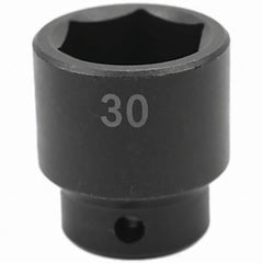 SK - Impact Socket - 1/2"DR 30MM IMPACT SOCKET - Exact Tool & Supply