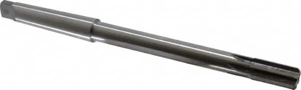 Made in USA - 5/8" Diam, 9/16" Max Diam 2MT Morse Taper Shank, 1-1/4" Flute Length, Machine Expansion Reamer - Exact Tool & Supply