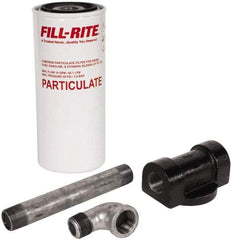 Tuthill - 3/4 Inlet Size, 18 GPM, Pump Filter - 11 Long, 10 Micron Mesh, Cast Iron - Exact Tool & Supply