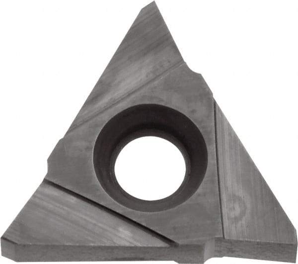 Kyocera - 32TPMC NG Grade TC30, 1/8" Cutting Width Cermet Grooving Insert - 5/32" Max Depth of Cut, Neutral, Uncoated - Exact Tool & Supply