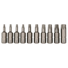 10PC TORX INSERT BIT SET - Exact Tool & Supply